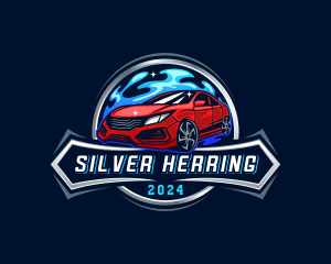 Auto Transportation Car logo design