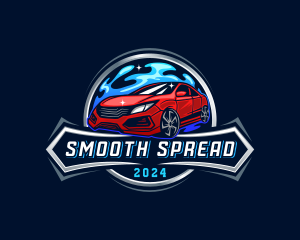 Auto Transportation Car logo design