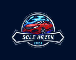 Auto Transportation Car logo design