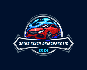 Auto Transportation Car logo design