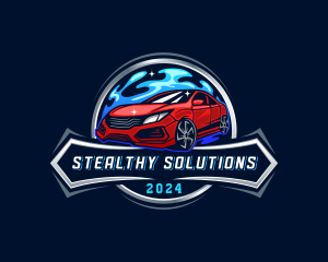 Auto Transportation Car logo design