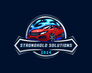 Auto Transportation Car logo design