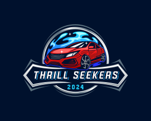 Auto Transportation Car logo design