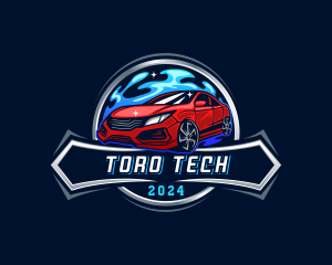 Auto Transportation Car logo design