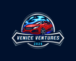 Auto Transportation Car logo design