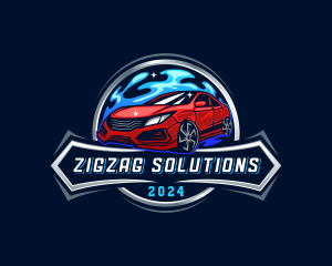 Auto Transportation Car logo design