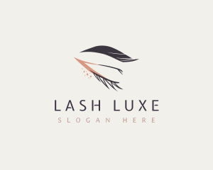 Natural Eyelashes Salon logo design