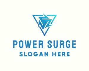 Surge - Digital Power Tech logo design