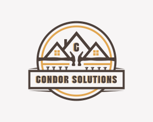 Hammer Roof Renovation logo design