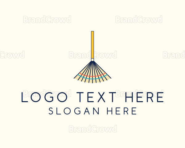 Lawn Gardening Rake Logo