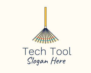 Tool - Gardening Tool Rake logo design