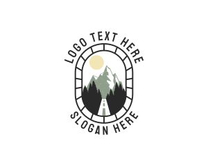 Terrain - Pathway Mountain Road logo design