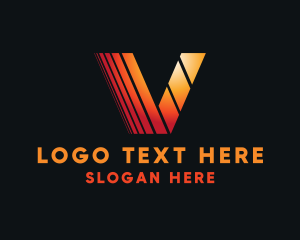 Marketing - Marketing Media Letter V logo design