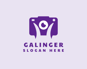 Cameraman - Journalist Photographer Camera logo design