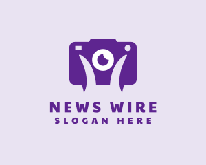 Journalism - Journalist Photographer Camera logo design
