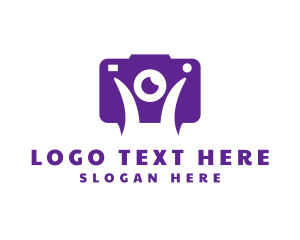 Paparazzi - Journalist Photographer Camera logo design