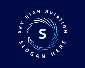 Aviation Airplane Logistics logo design