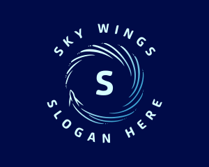 Aviation Airplane Logistics logo design