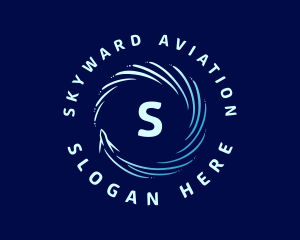 Aviation Airplane Logistics logo design