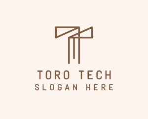 Architecture Letter T logo design