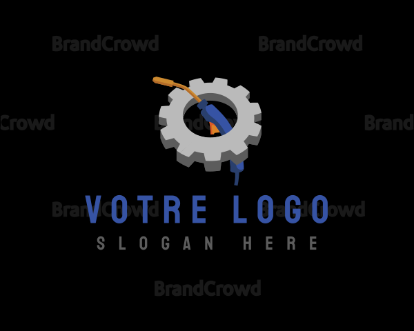 Industrial Welding Gear Logo