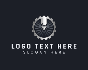 Laser - Laser Ironwork Machinist logo design