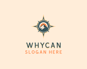 Mountain Compass Hiking Logo