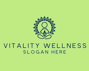 Zen Yoga Wellness logo design