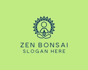 Zen Yoga Wellness logo design