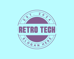 Retro Circle Company logo design