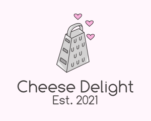 Cute Cheese Grater  logo design