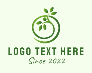 Sustainable - Seedling Plant Organic Garden logo design