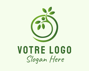 Seedling Plant Organic Garden  Logo