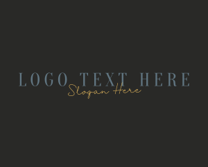 Script - Elegant Stylish Company logo design