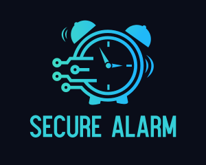 Alarm - Alarm Clock Circuit logo design