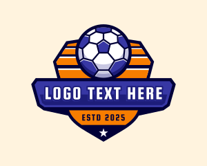 Soccer Ball League Logo