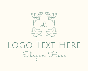 Arrangement - Leaf Foliage Decoration logo design
