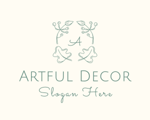 Leaf Foliage Decoration logo design