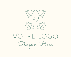 Decoration - Leaf Foliage Decoration logo design