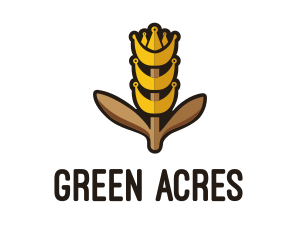 Farming - King Grain Wheat Farm logo design