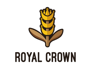 King - King Grain Wheat Farm logo design