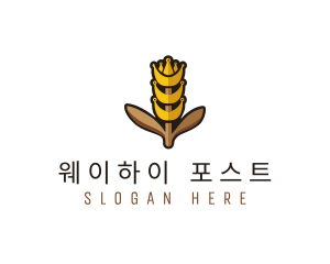 Grain Wheat Farm logo design