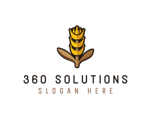 Grain Wheat Farm logo design