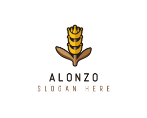 Grain Wheat Farm logo design