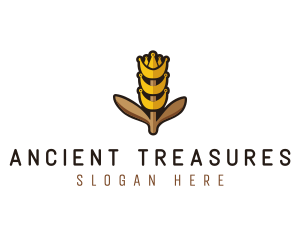 Grain Wheat Farm logo design