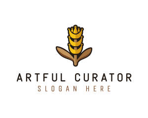 Grain Wheat Farm logo design