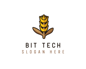 Grain Wheat Farm logo design