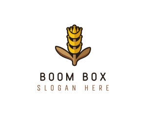 Grain Wheat Farm logo design