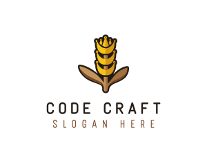 Grain Wheat Farm logo design