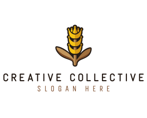 Grain Wheat Farm logo design